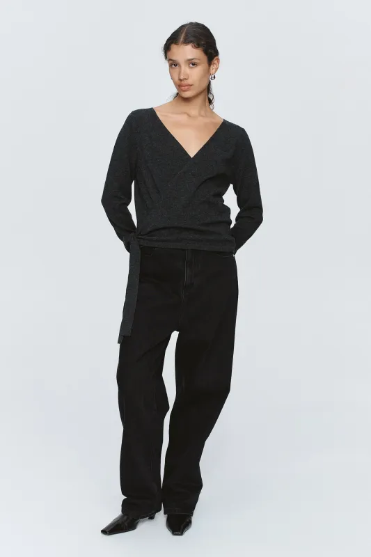 VICTORIA CARDIGAN - CHARCOAL sold by Marle