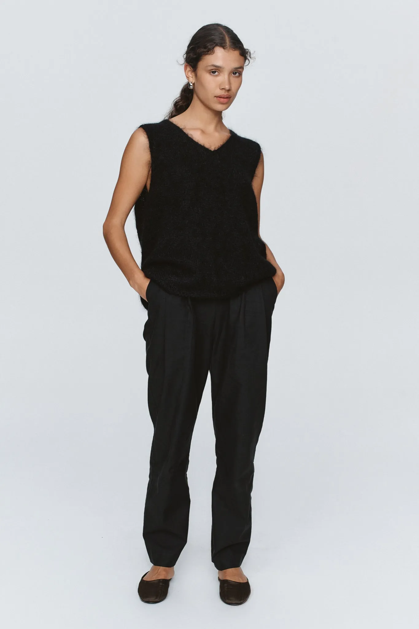NYA VEST - BLACK sold by Marle product image thumbnail 3