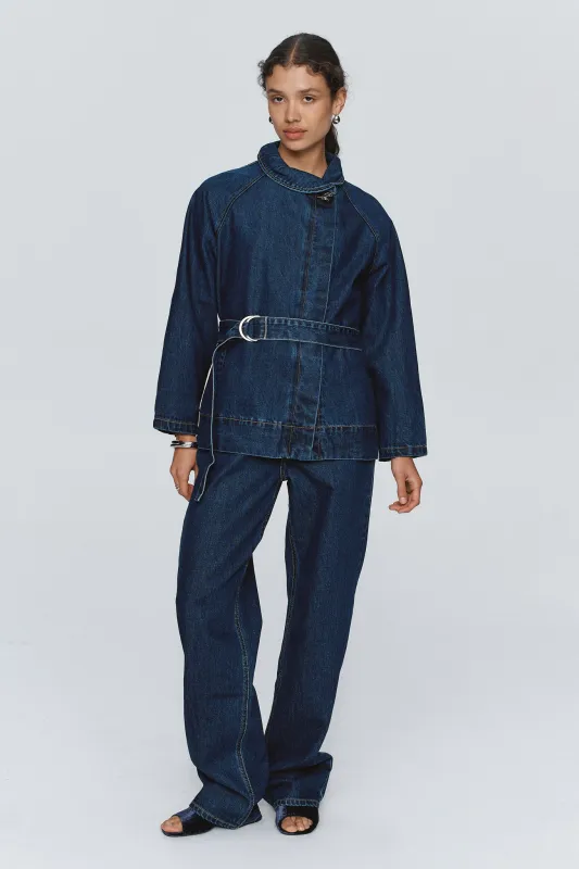 ODA JACKET - WASHED INDIGO sold by Marle