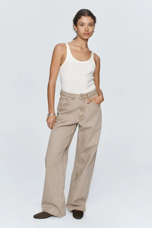 WIDE LEG JEAN - CHAI sold by Marle