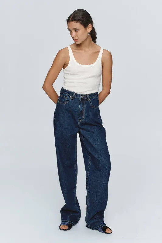 RELAXED JEAN - WASHED INDIGO sold by Marle
