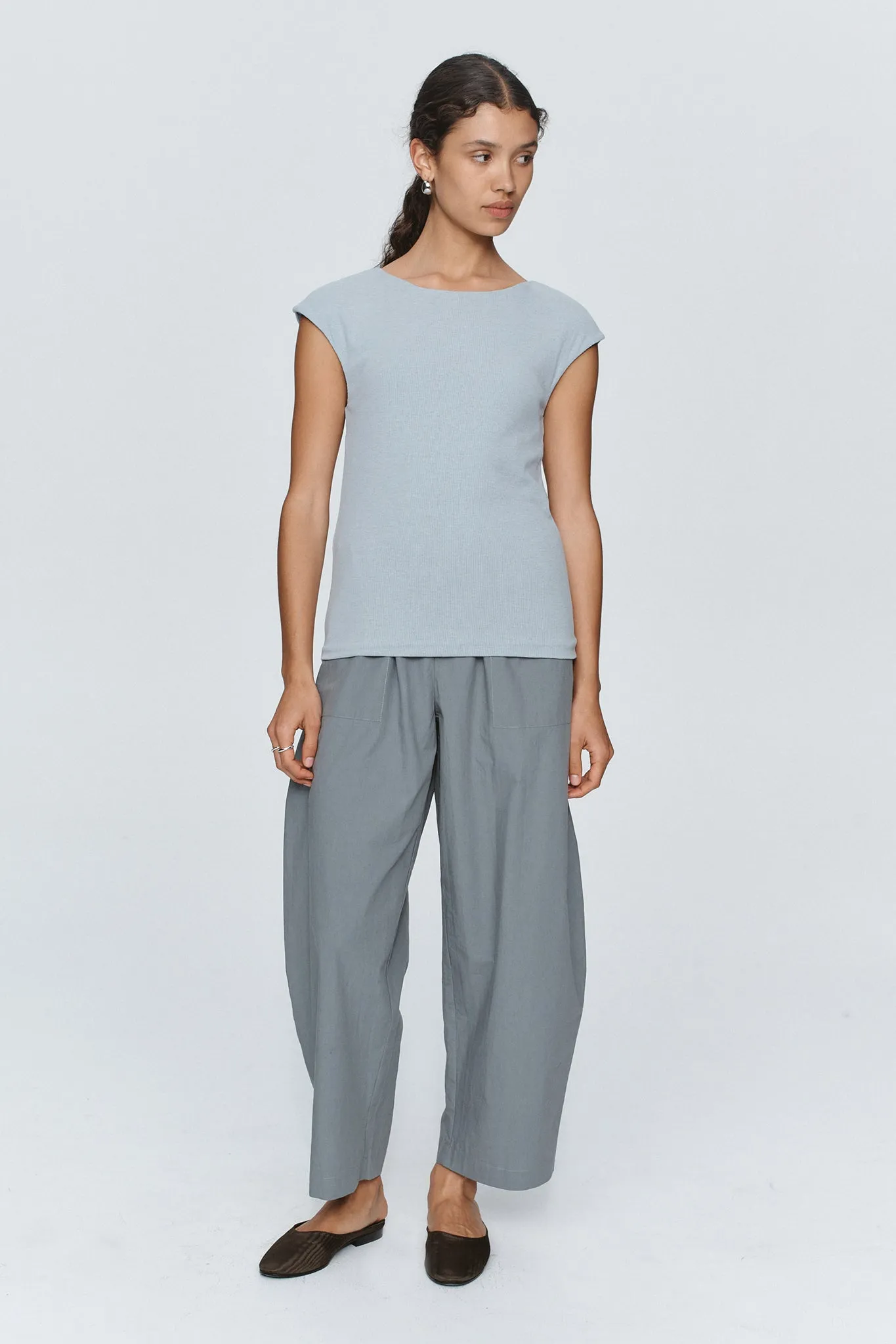 SUKI TOP - DUCK EGG sold by Marle product image thumbnail 4