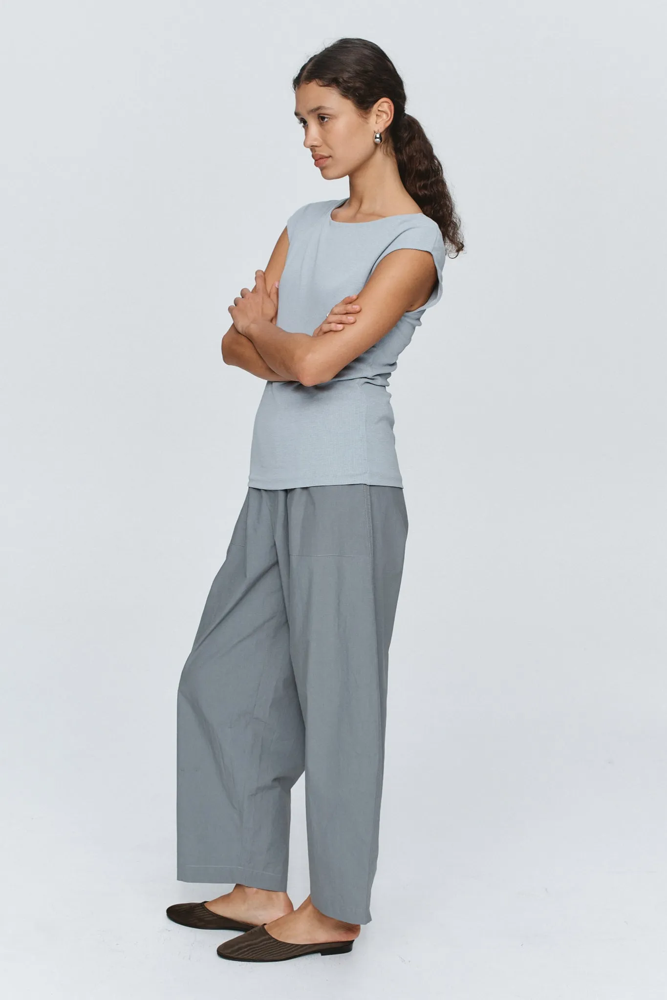 SUKI TOP - DUCK EGG sold by Marle product image thumbnail 3