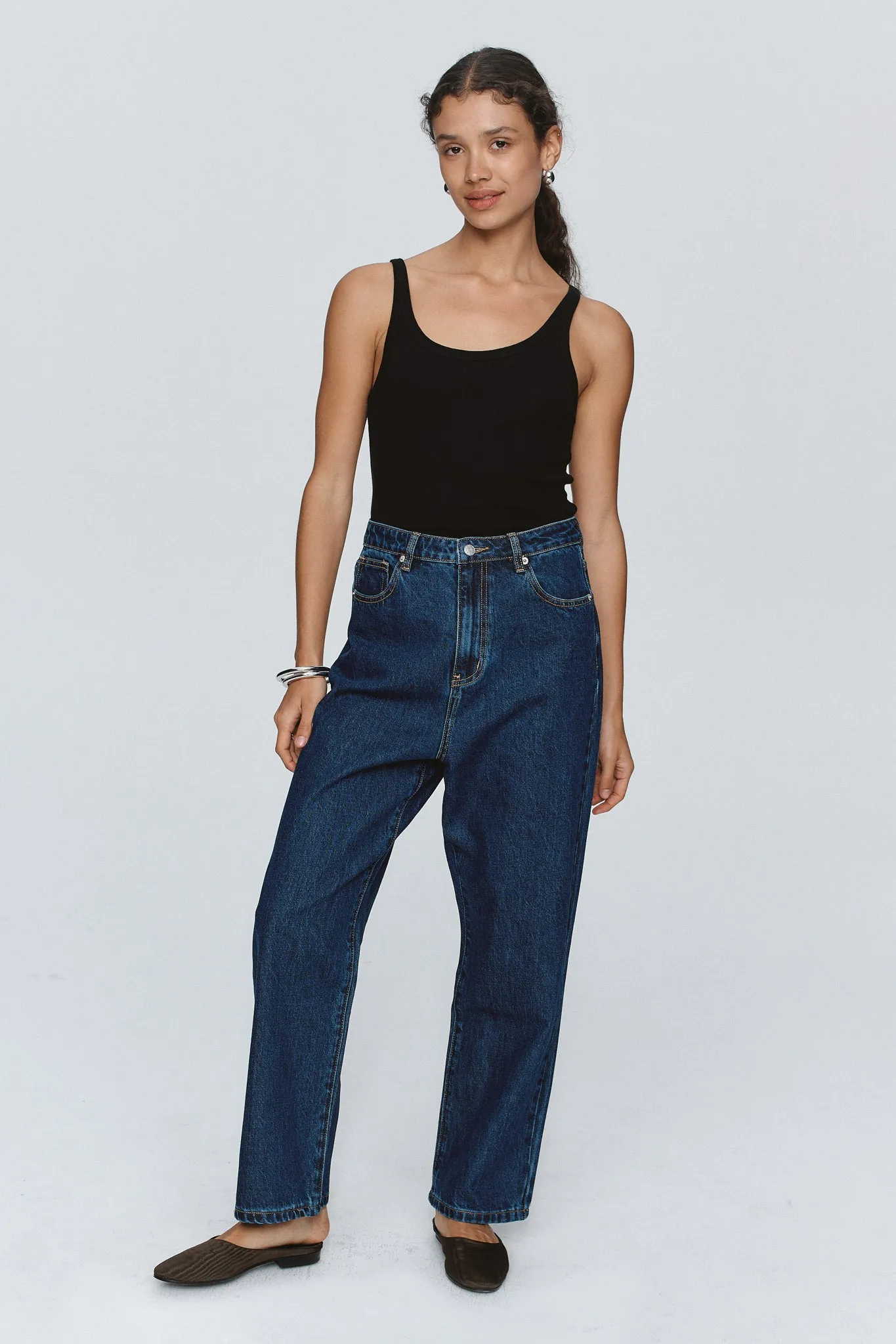 SLUNG JEAN - WASHED INDIGO sold by Marle product image thumbnail 2