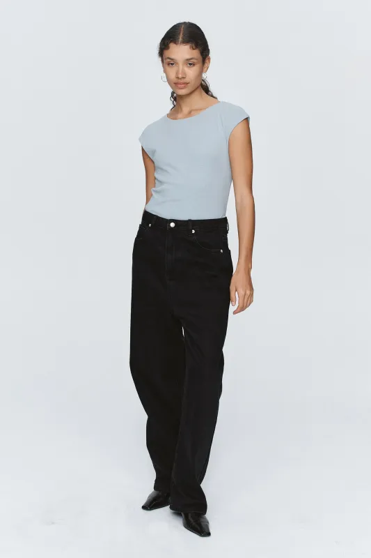 SLUNG JEAN - BLACK sold by Marle