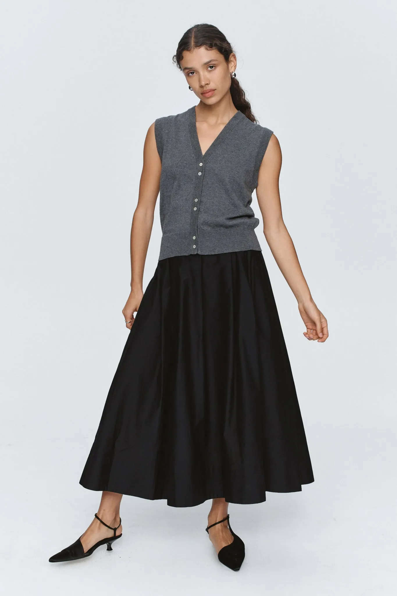 FOUNDATIONS VEST - CHARCOAL sold by Marle product image thumbnail 3