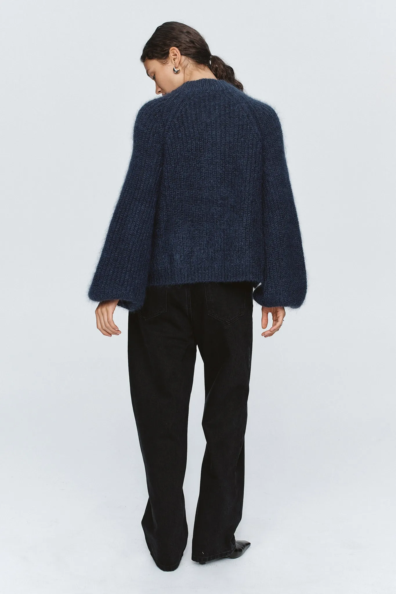 CAIT CARDIGAN - NAVY sold by Marle product image thumbnail 5