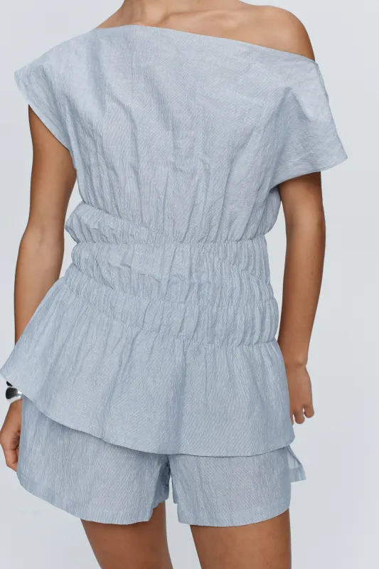 AIDA TOP - BLUE STRIPE sold by Marle