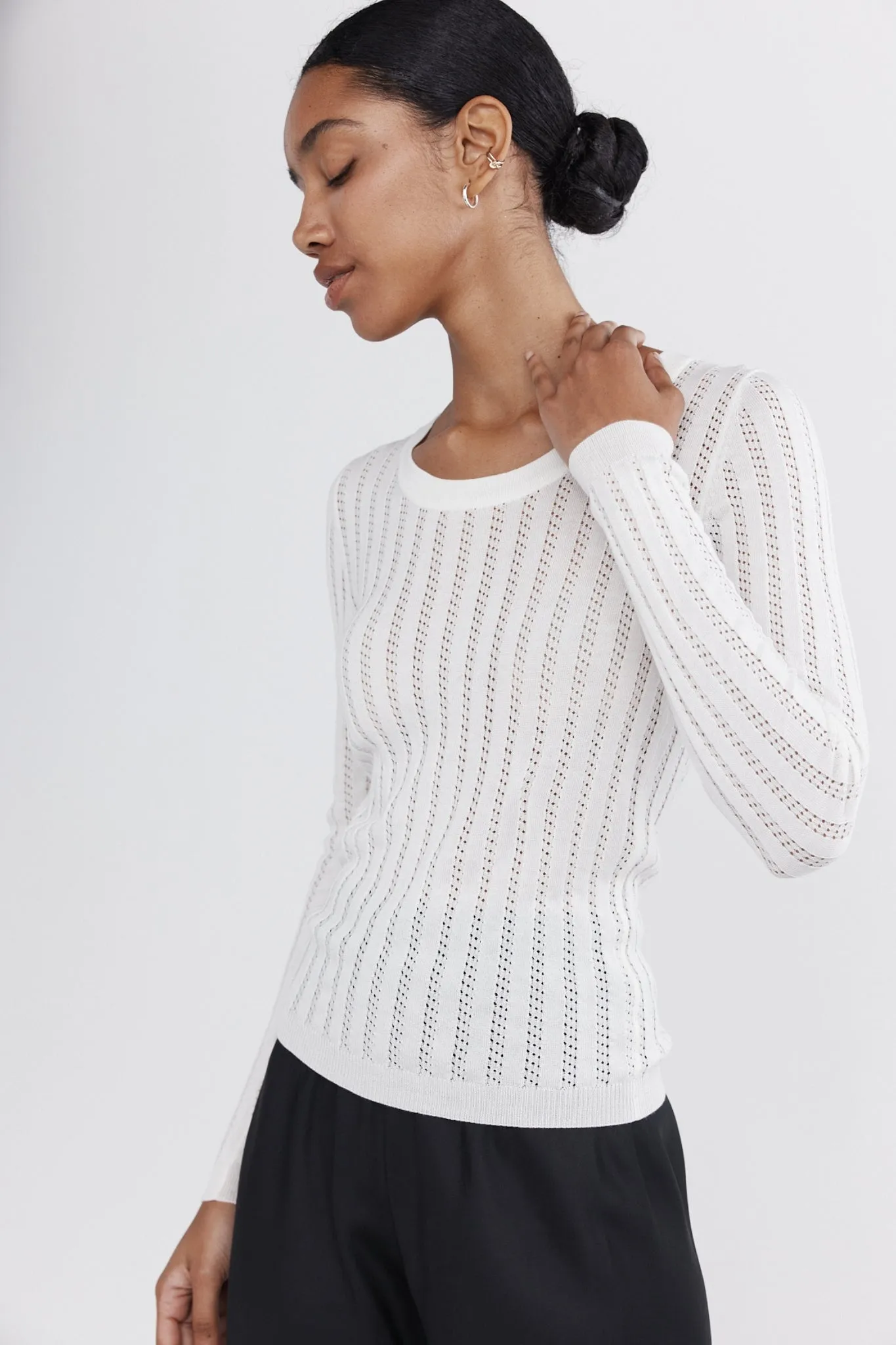 TIANA TOP - IVORY sold by Marle