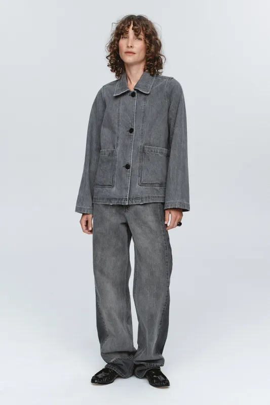 CROPPED PEA JACKET - STONE sold by Marle