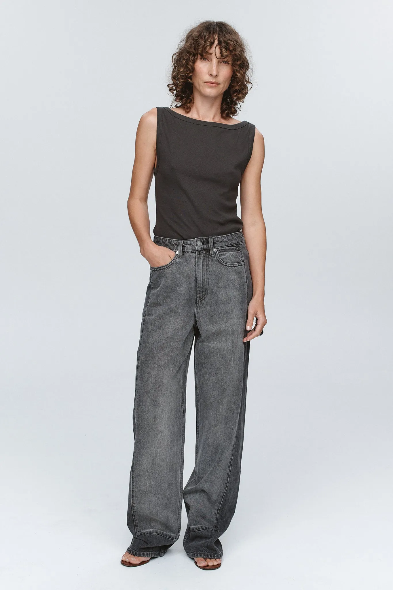 BORDER JEAN - STONE sold by Marle