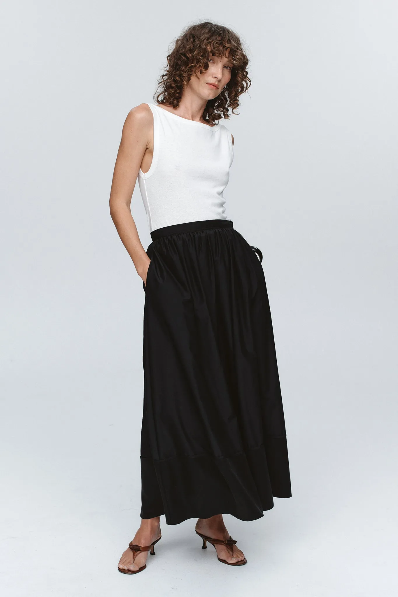 TATE SKIRT - BLACK sold by Marle