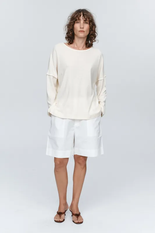 YELENA TEE - CRÈME sold by Marle