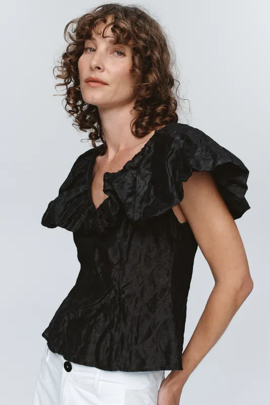 ANDRE TOP - BLACK sold by Marle