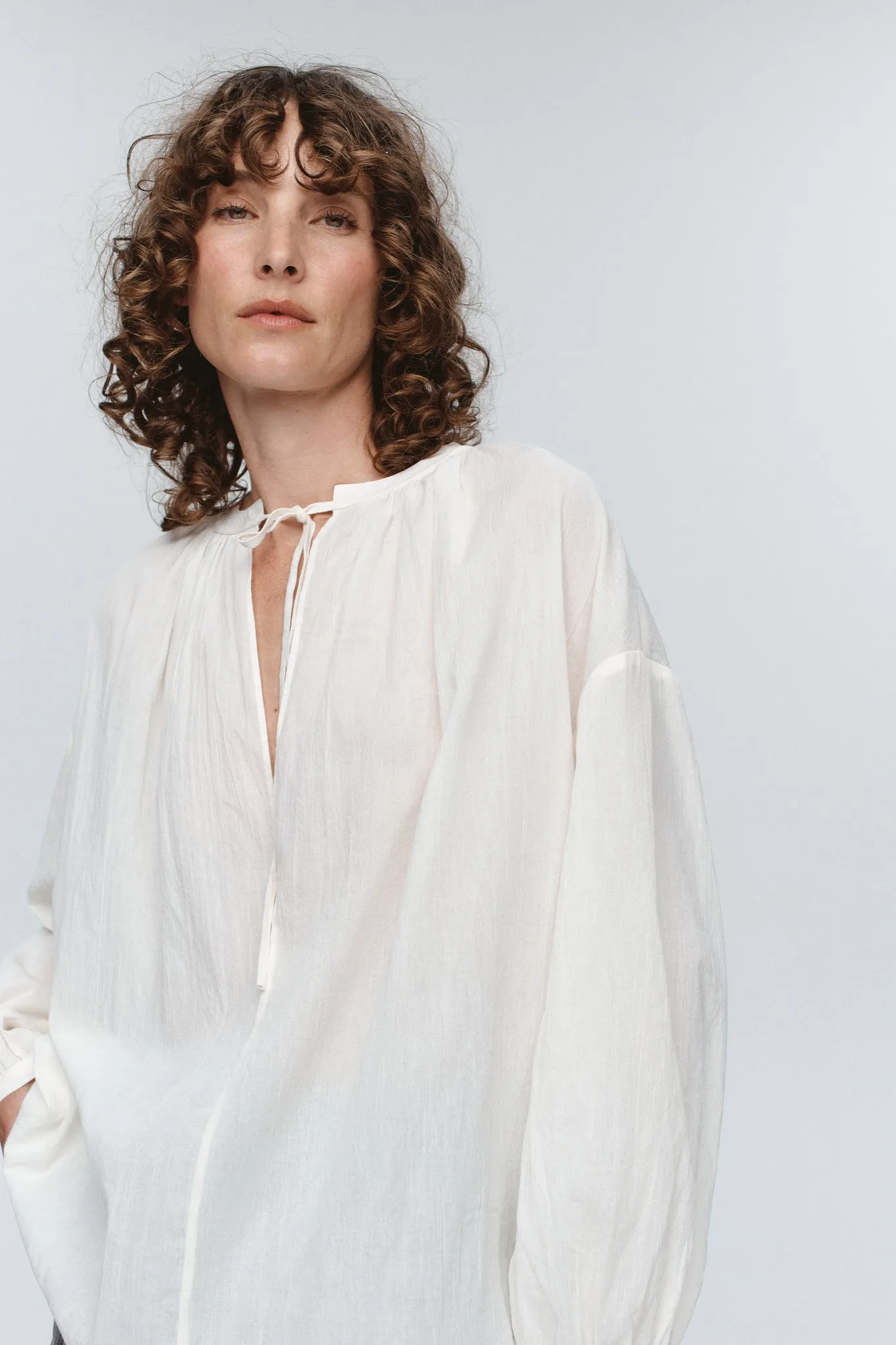 VALERIE TOP - IVORY sold by Marle product image thumbnail 2