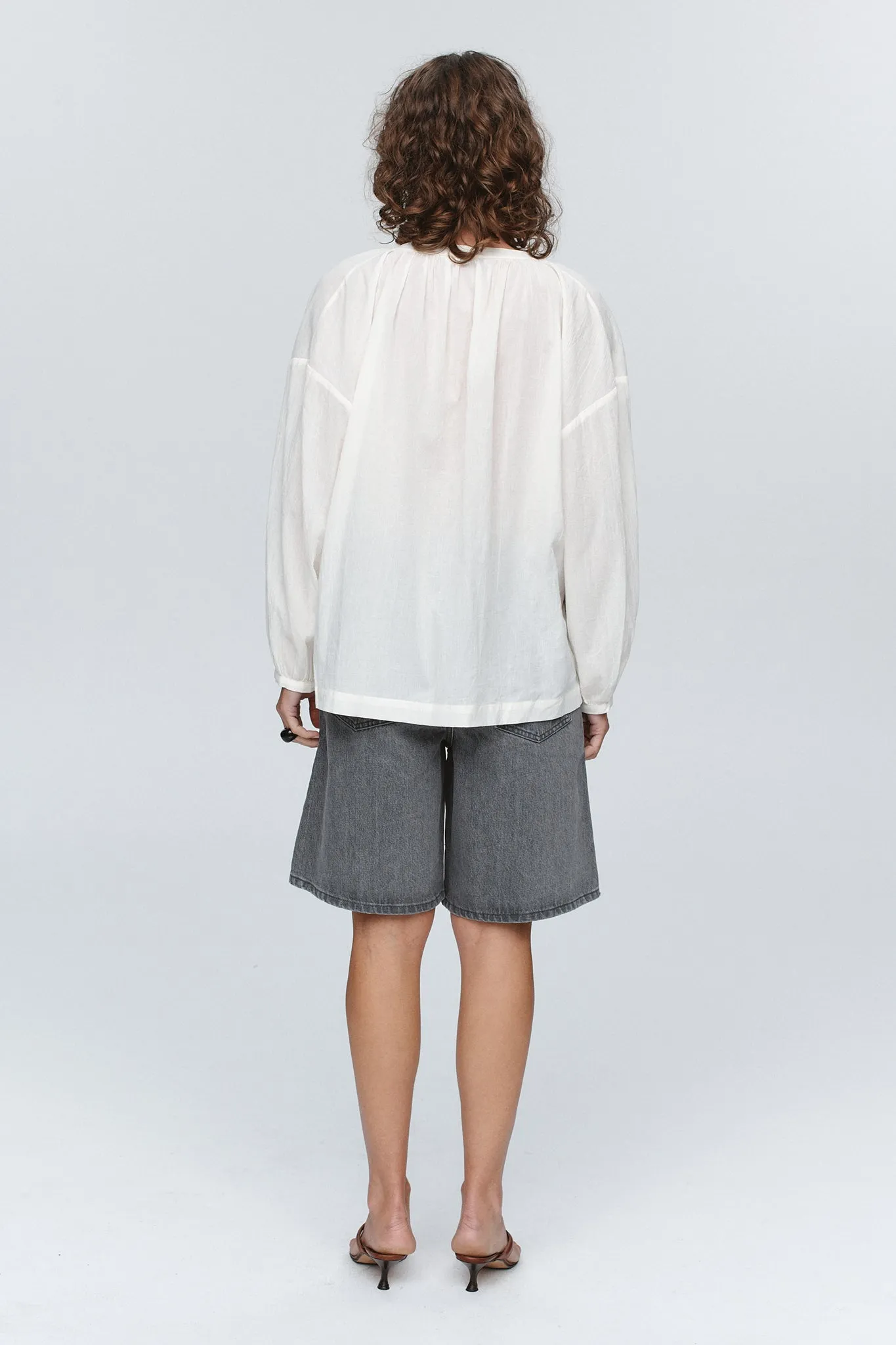 VALERIE TOP - IVORY sold by Marle product image thumbnail 5