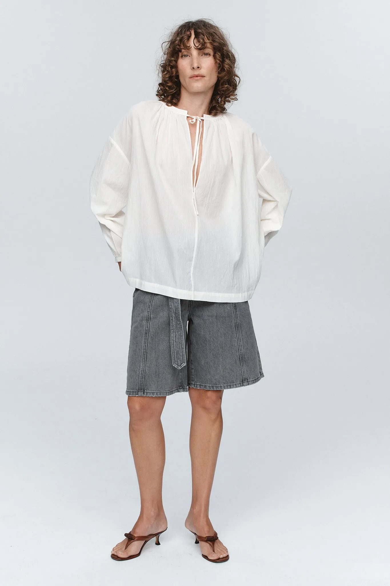 VALERIE TOP - IVORY sold by Marle product image thumbnail 3