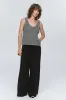 NOVA TOP - BLACK / IVORY MELANGE sold by Marle