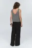 NOVA TOP - BLACK / IVORY MELANGE sold by Marle