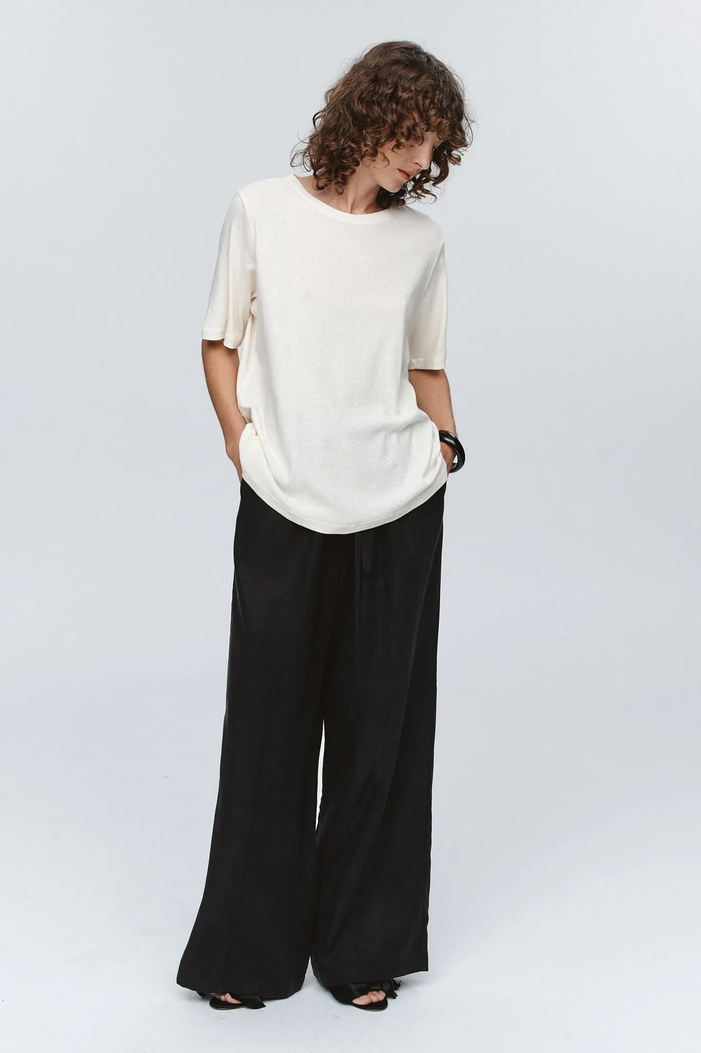 KENNA TEE - CRÈME sold by Marle product image thumbnail 3