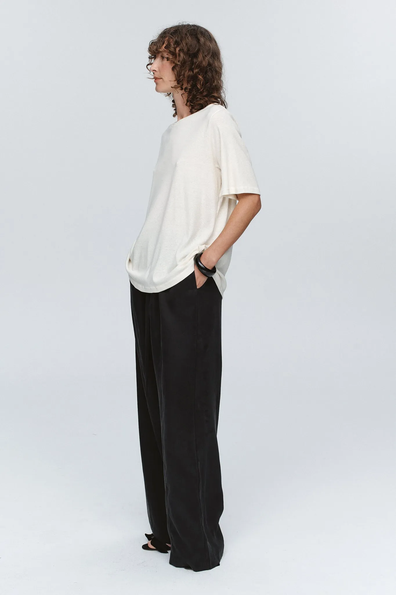 KENNA TEE - CRÈME sold by Marle product image thumbnail 4