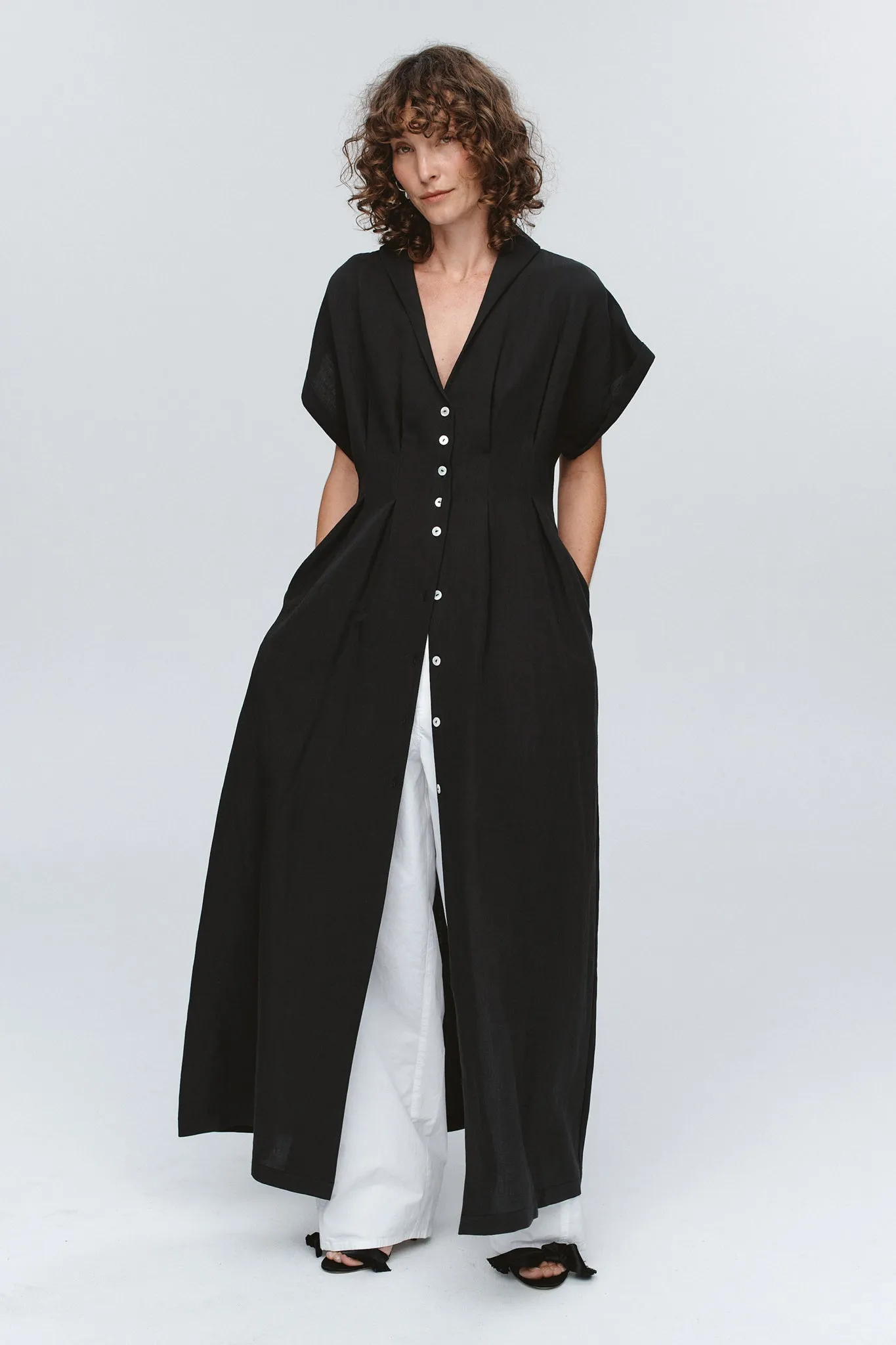 SWAN DRESS - BLACK sold by Marle product image thumbnail 4