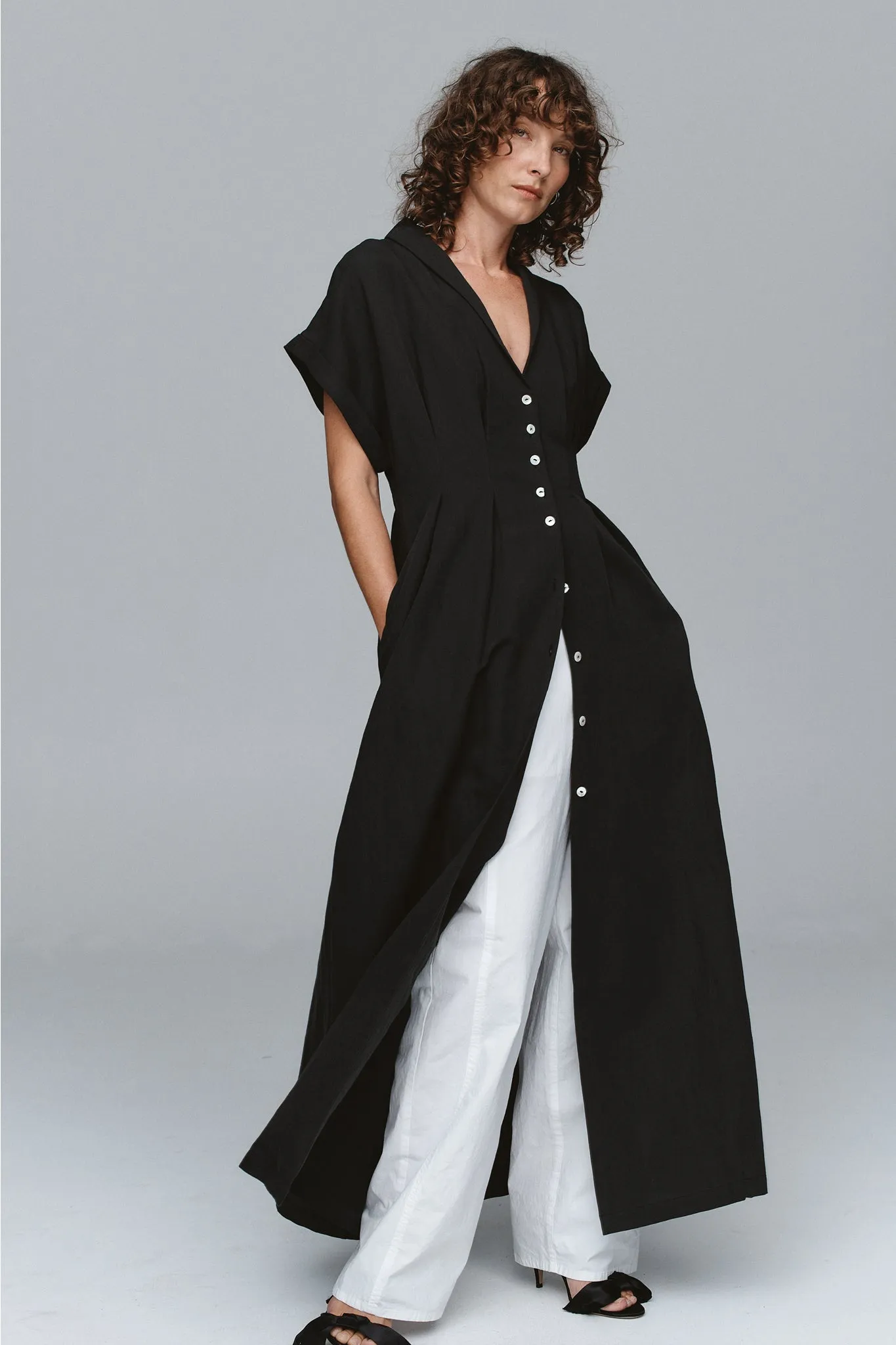 SWAN DRESS - BLACK sold by Marle product image thumbnail 2