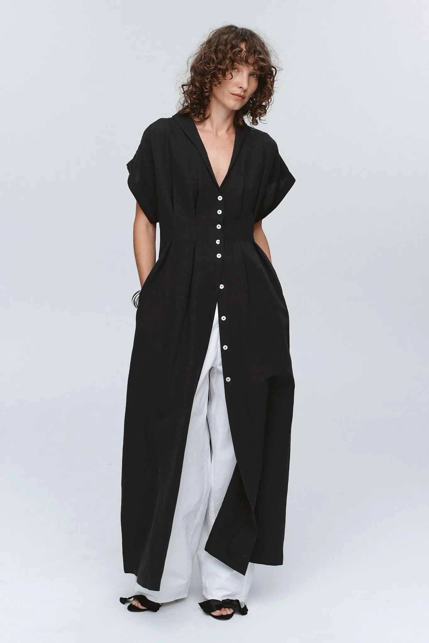 SWAN DRESS - BLACK sold by Marle product image thumbnail 3