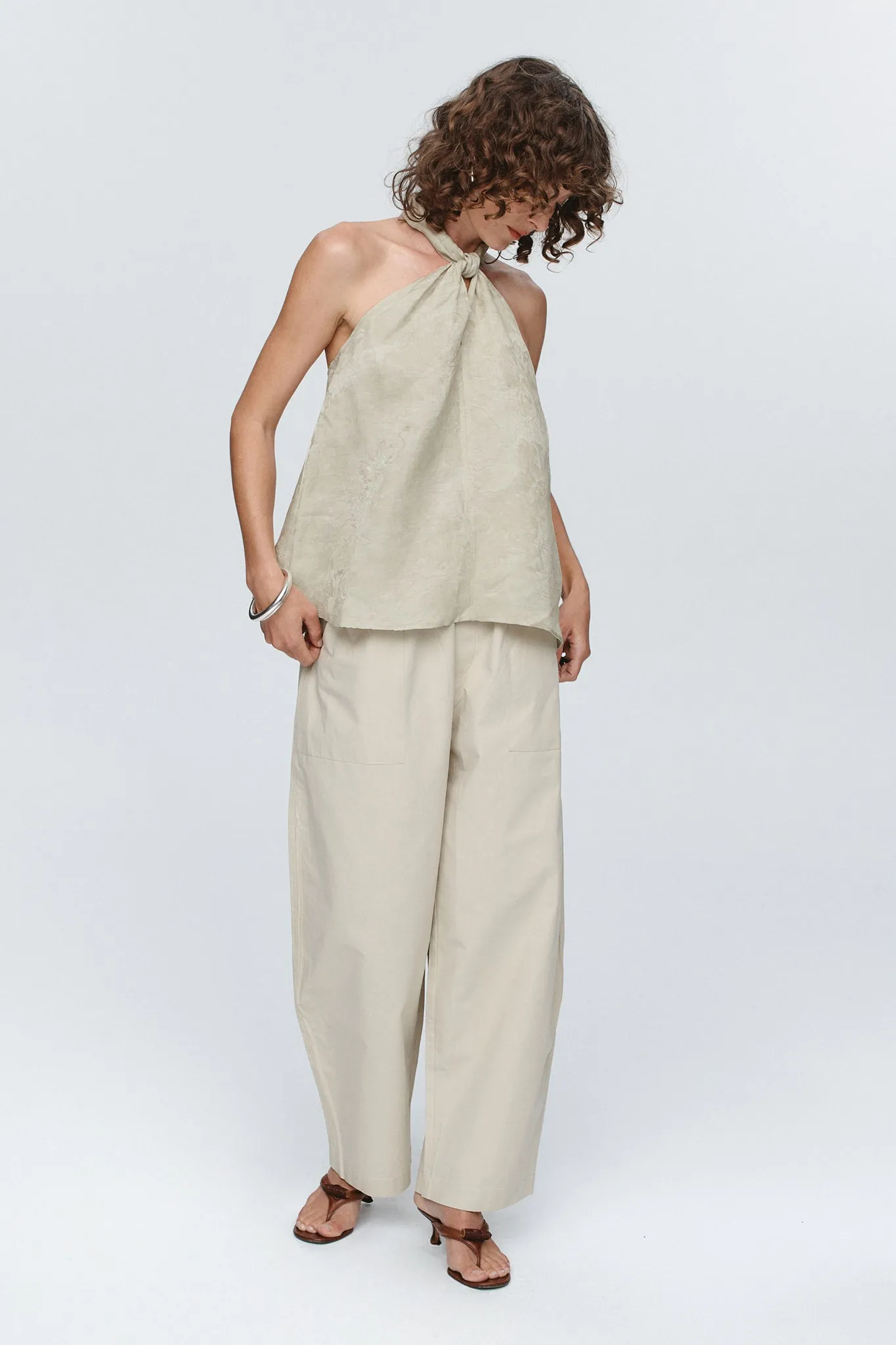 DARCY TOP - MOSS sold by Marle product image thumbnail 3