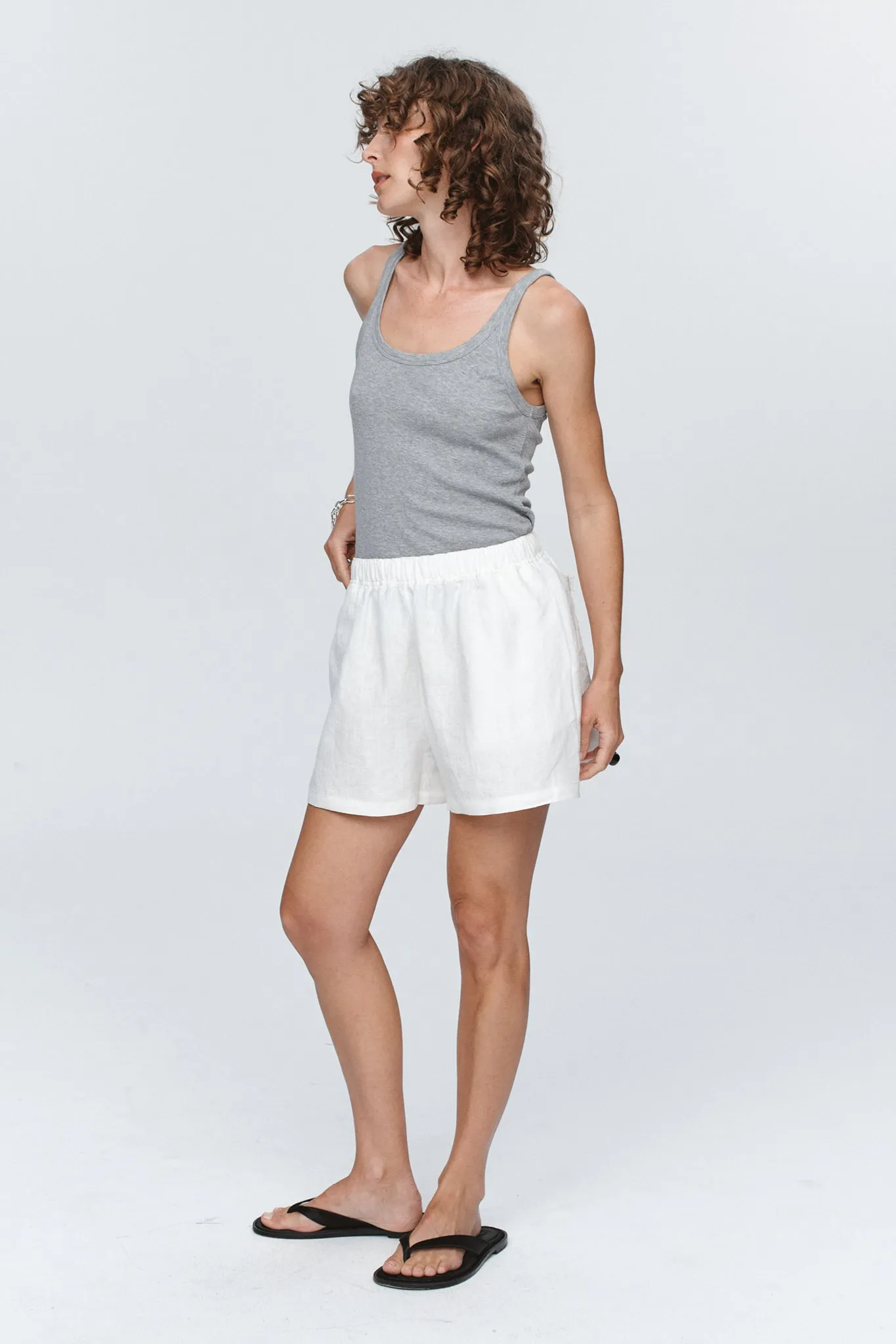ATTICUS SHORT - IVORY sold by Marle product image thumbnail 4