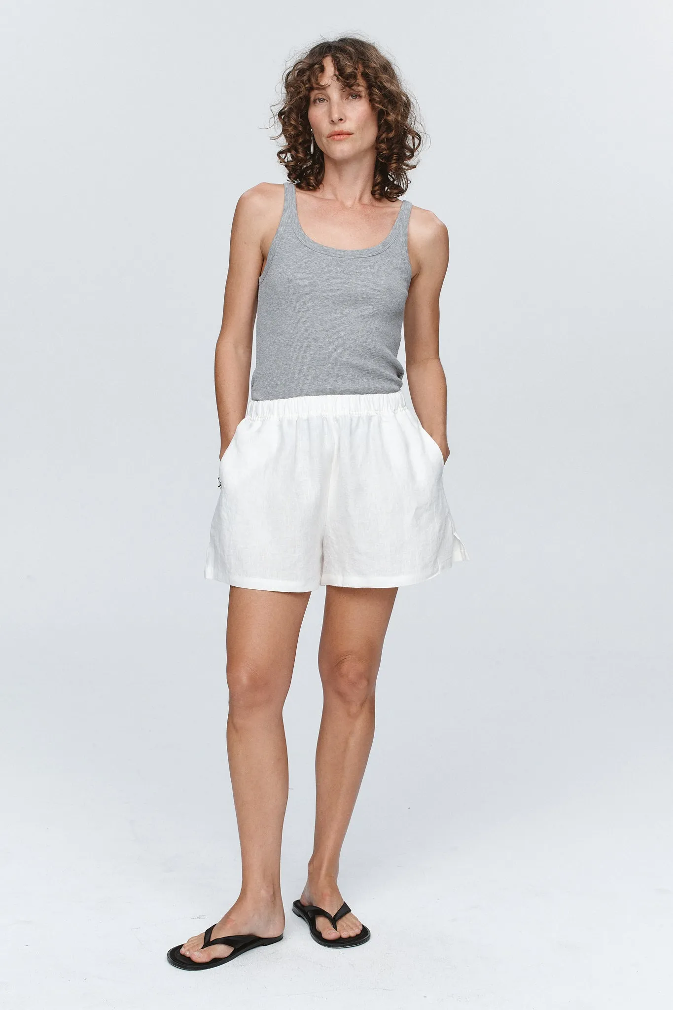 ATTICUS SHORT - IVORY sold by Marle