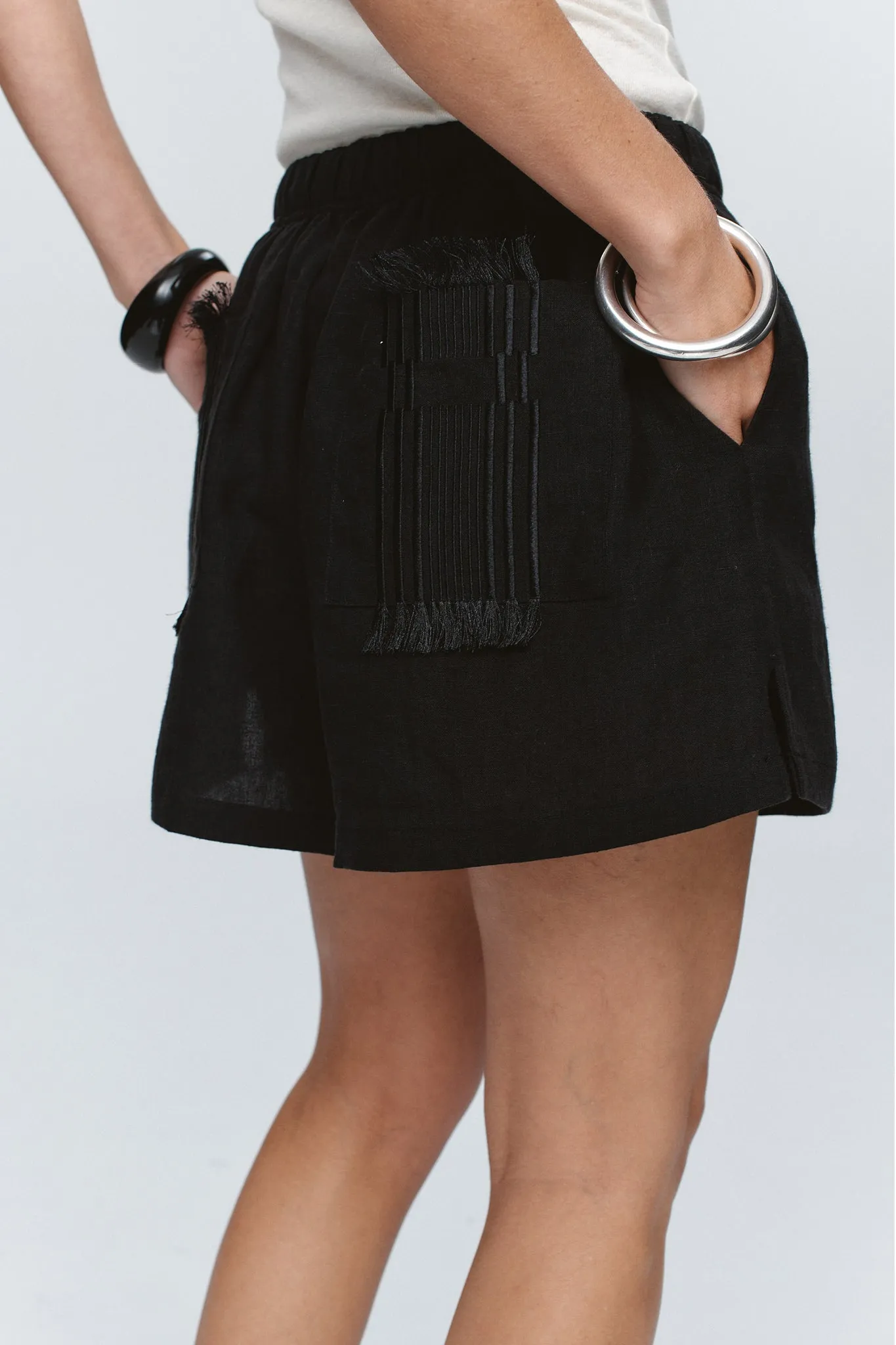 ATTICUS SHORT - BLACK sold by Marle product image thumbnail 2