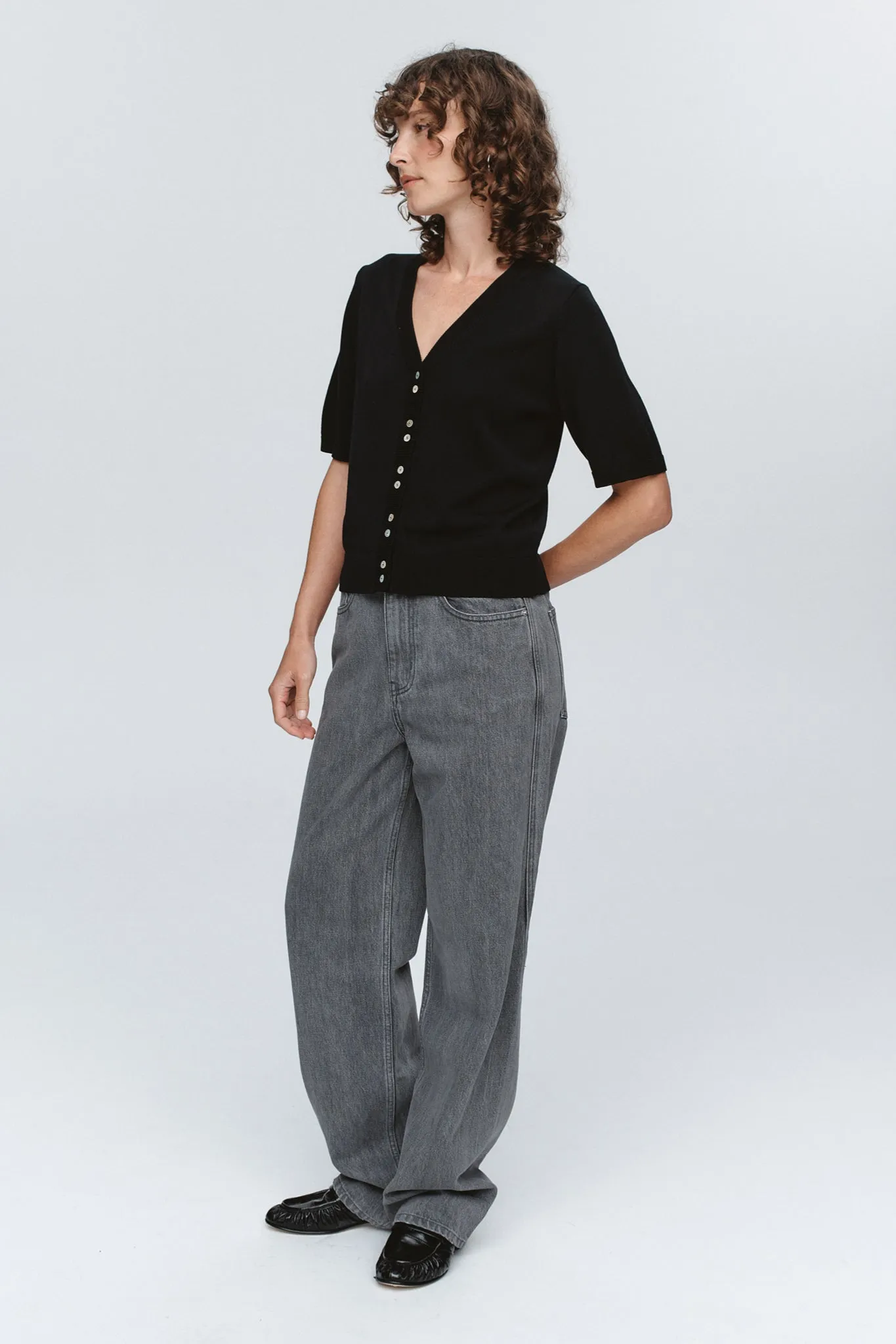 HUGO CARDIGAN - BLACK sold by Marle product image thumbnail 3