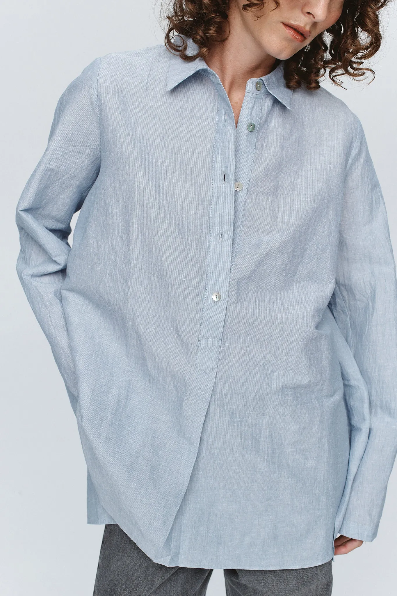 TAB SHIRT - BLEU STRIPE sold by Marle product image thumbnail 2