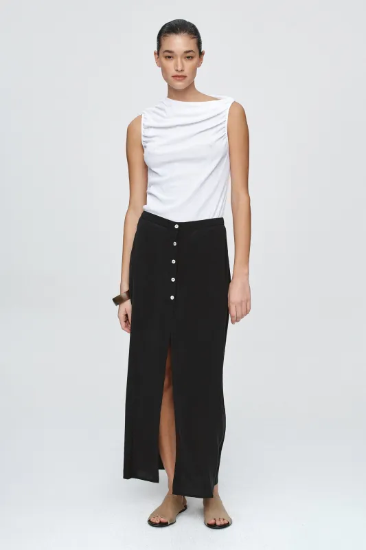 LOUELLA SKIRT - BLACK sold by Marle