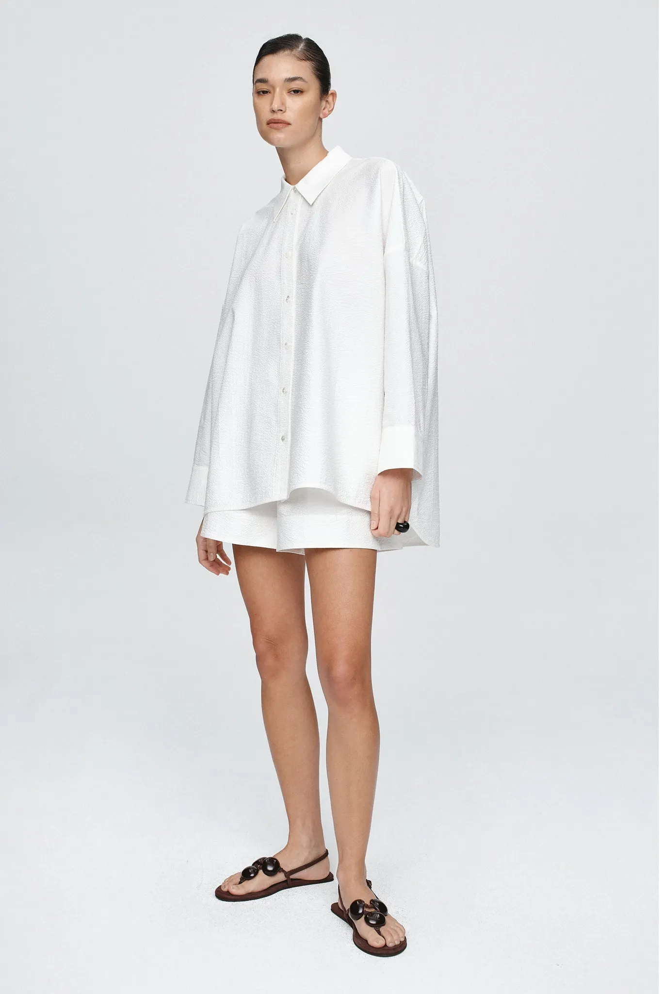 EDIE SHIRT - BLANC sold by Marle product image thumbnail 3