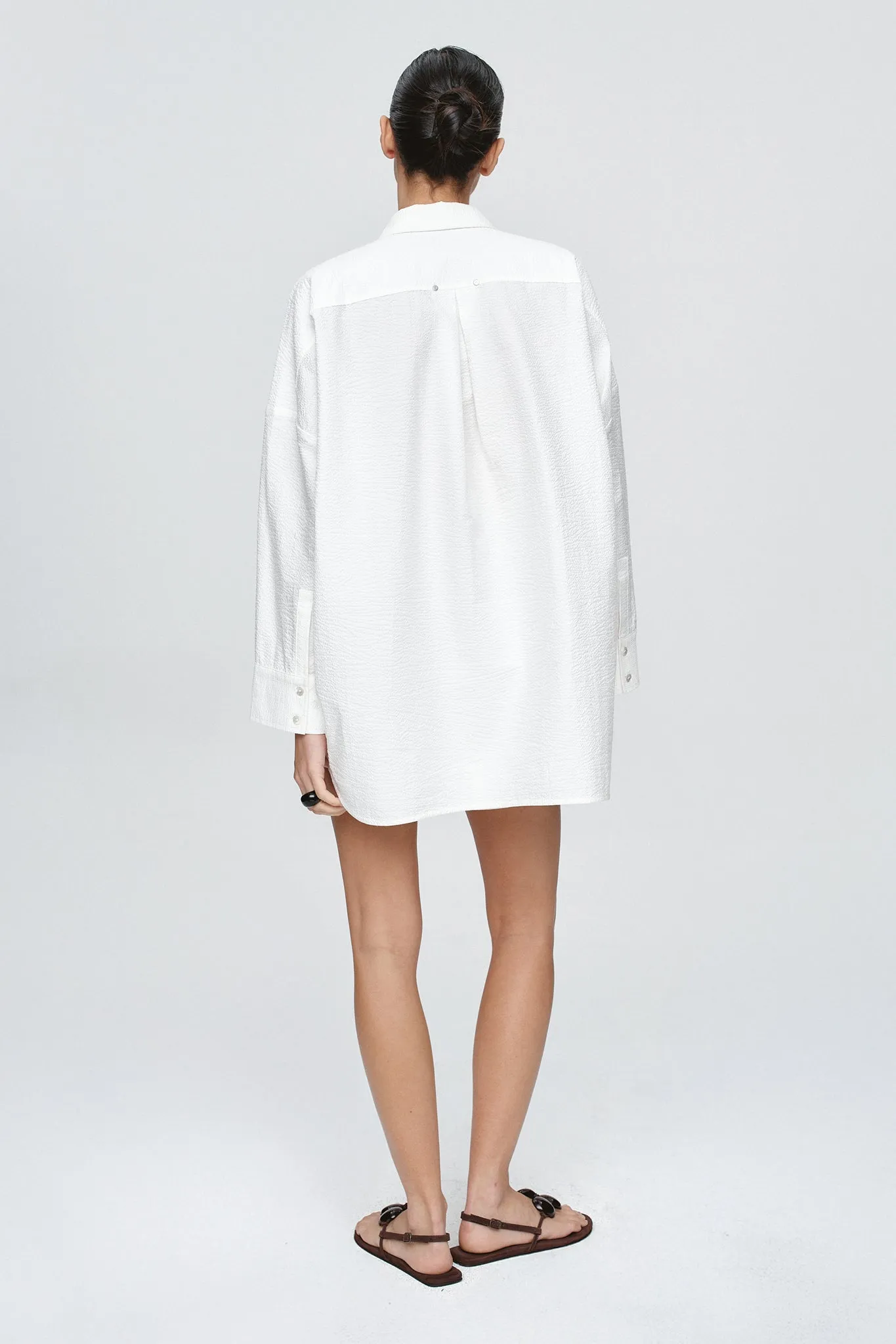 EDIE SHIRT - BLANC sold by Marle product image thumbnail 5