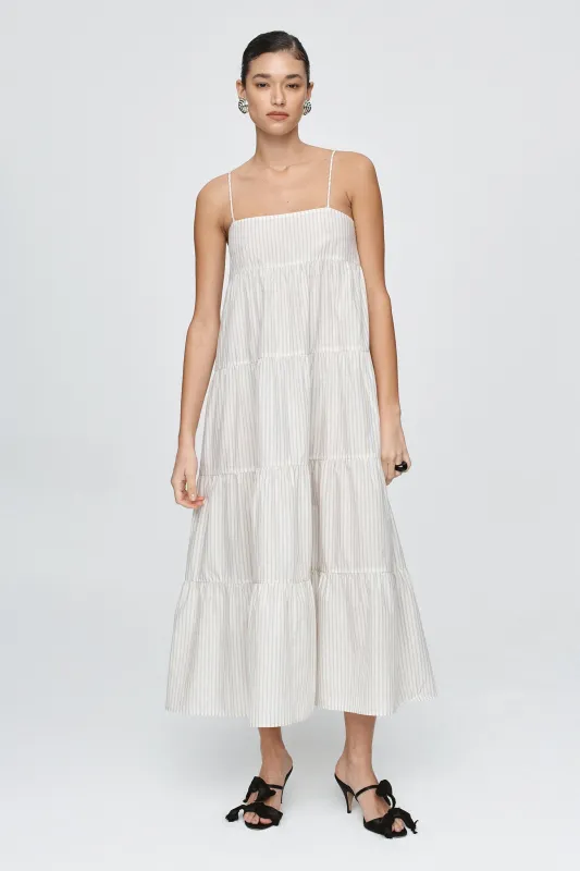 OPHELIA DRESS - PINSTRIPE sold by Marle