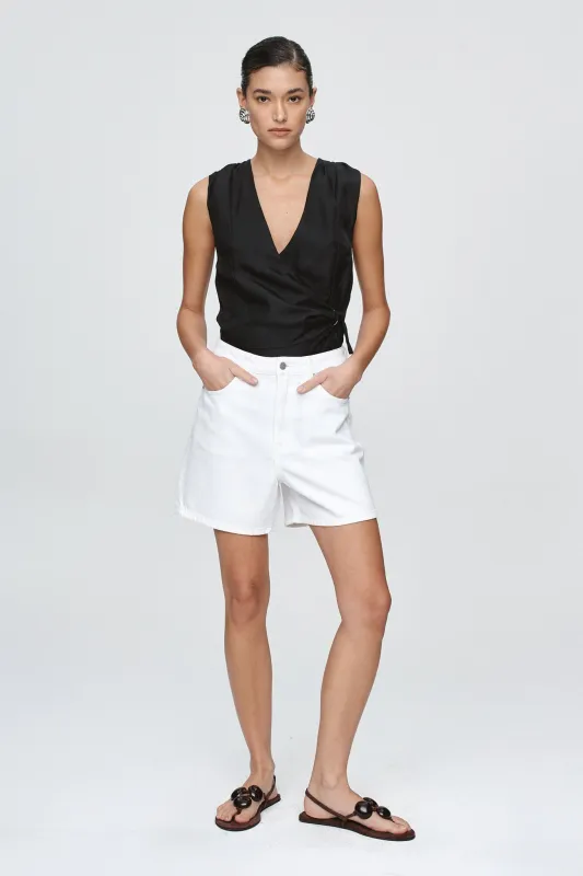 CLASSIC JEAN SHORT - BLANC sold by Marle
