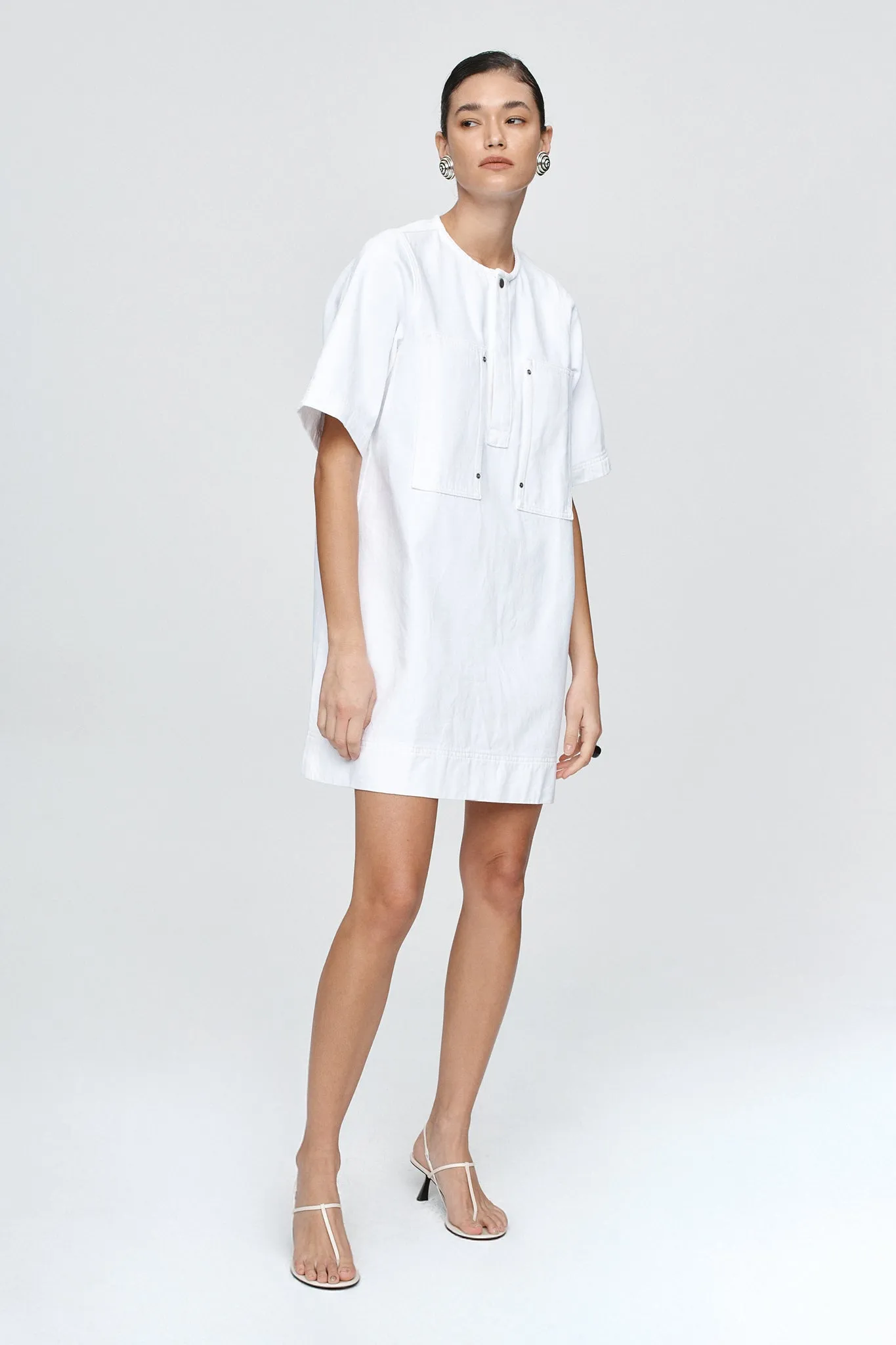 PATCH POCKET DRESS - BLANC sold by Marle product image thumbnail 3