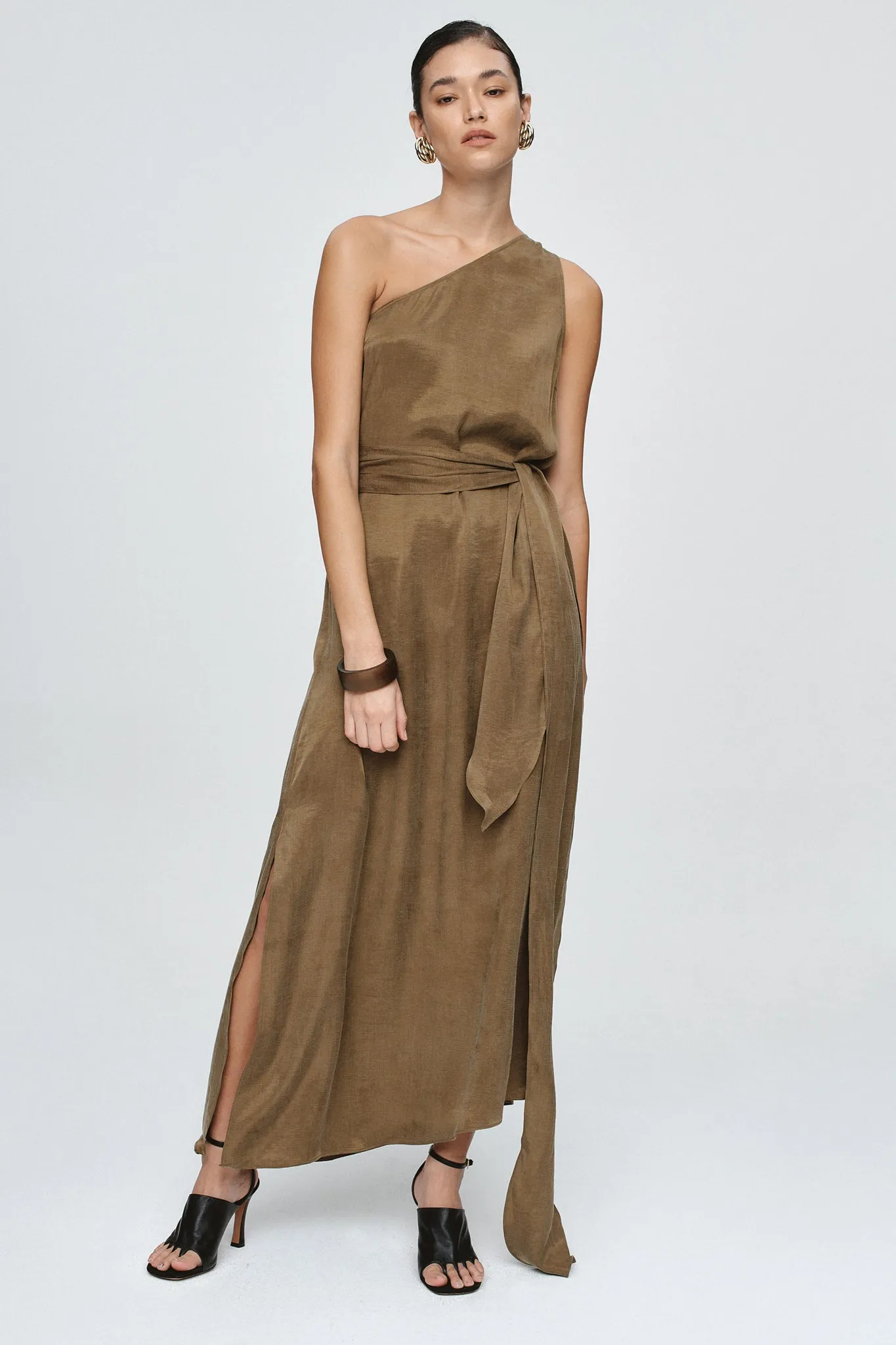 ROSA DRESS - OLIVE sold by Marle product image thumbnail 3