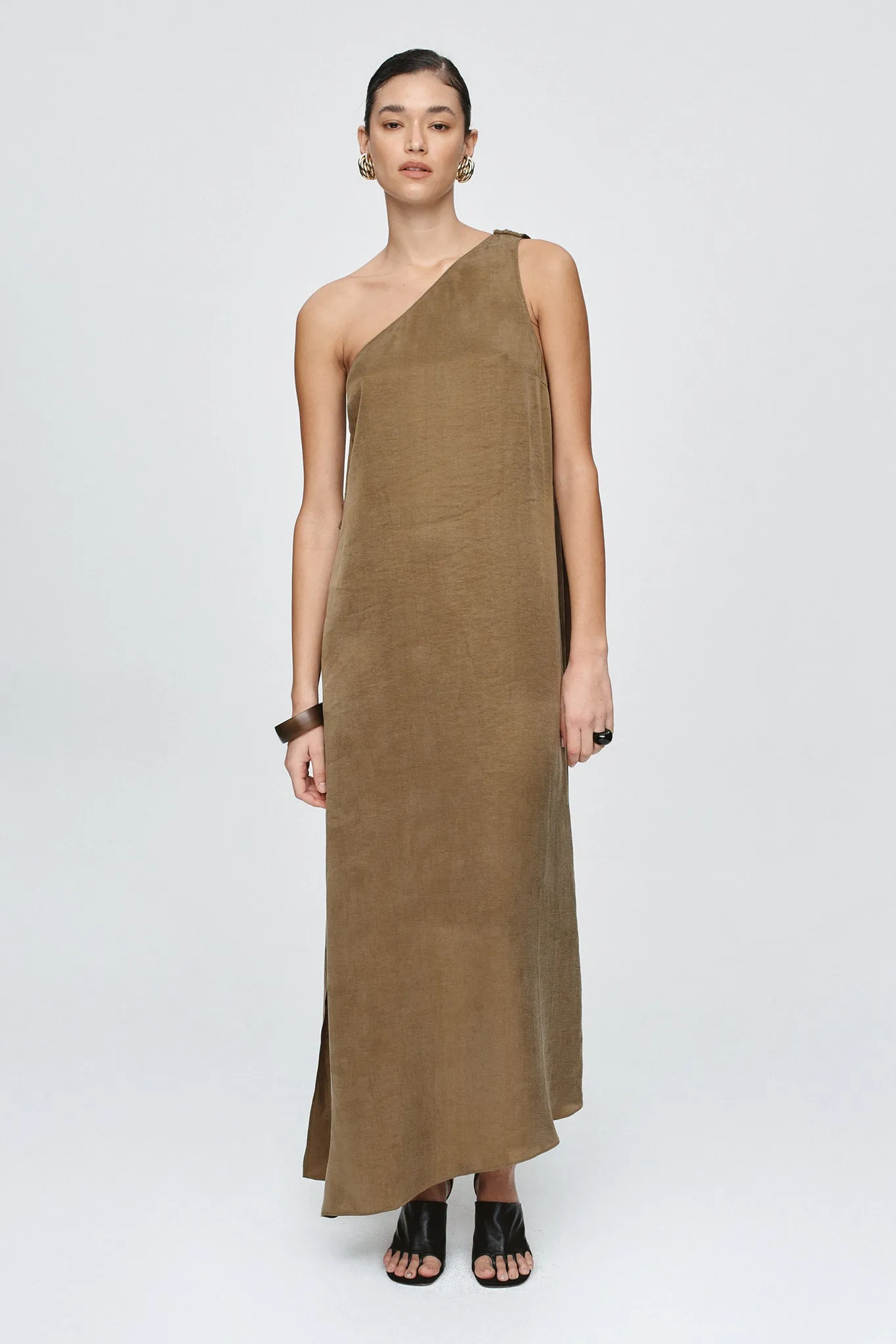 ROSA DRESS - OLIVE sold by Marle product image thumbnail 2