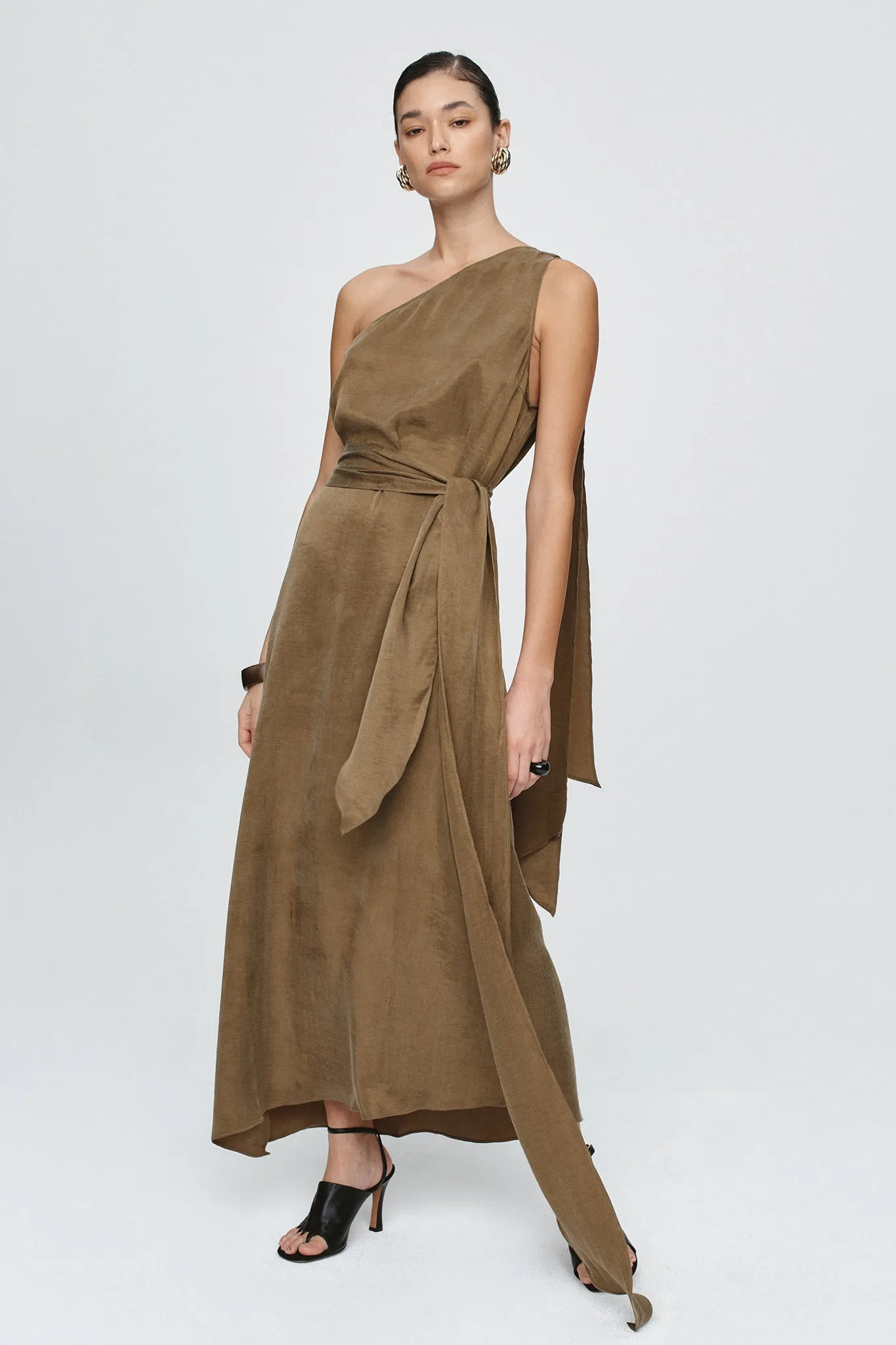 ROSA DRESS - OLIVE sold by Marle