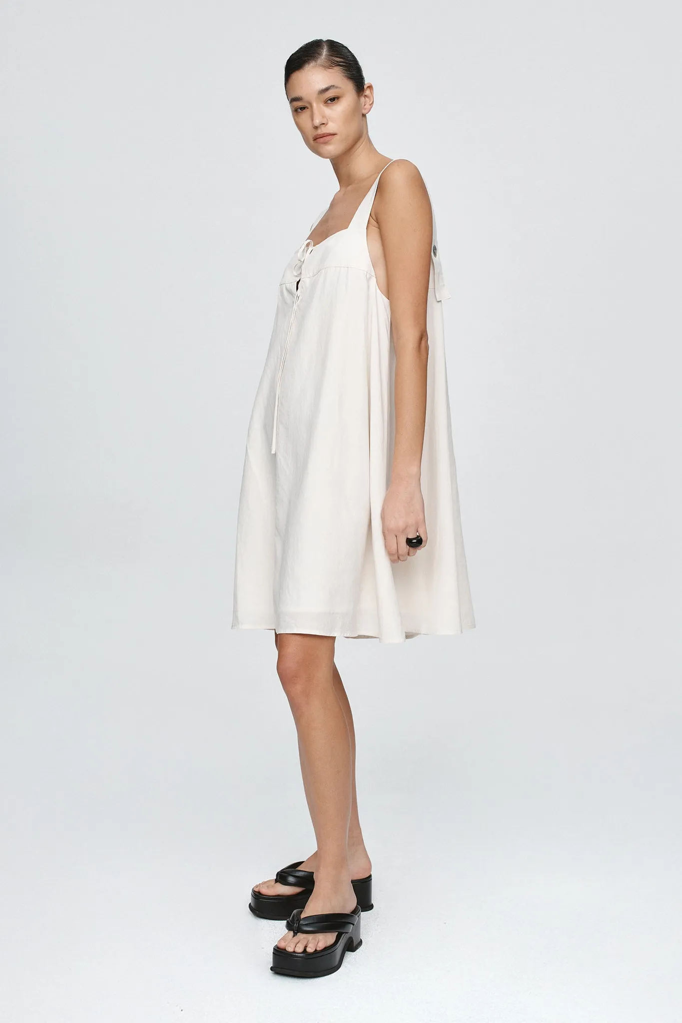 DODI DRESS - IVORY sold by Marle product image thumbnail 4