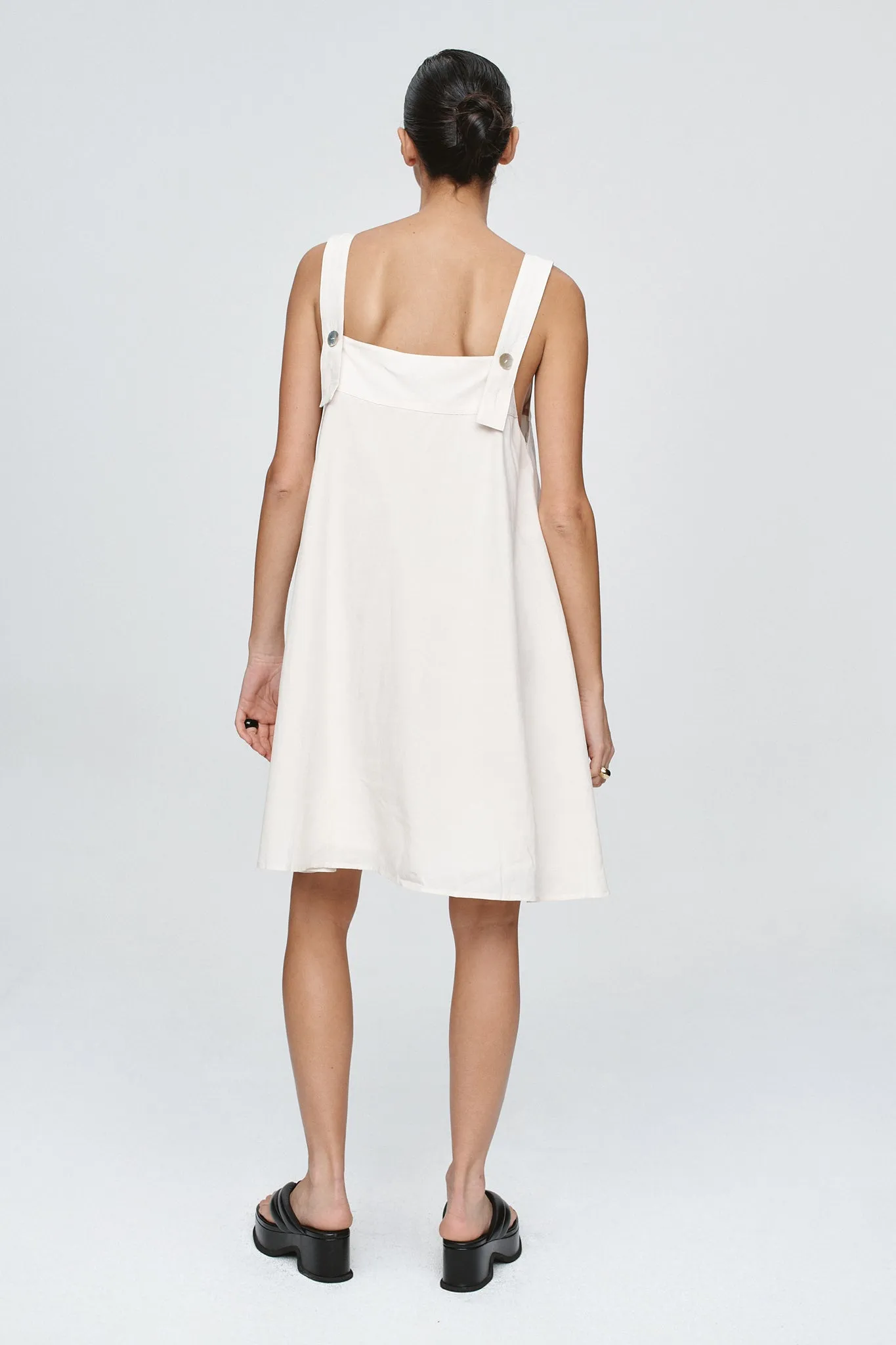 DODI DRESS - IVORY sold by Marle product image thumbnail 5