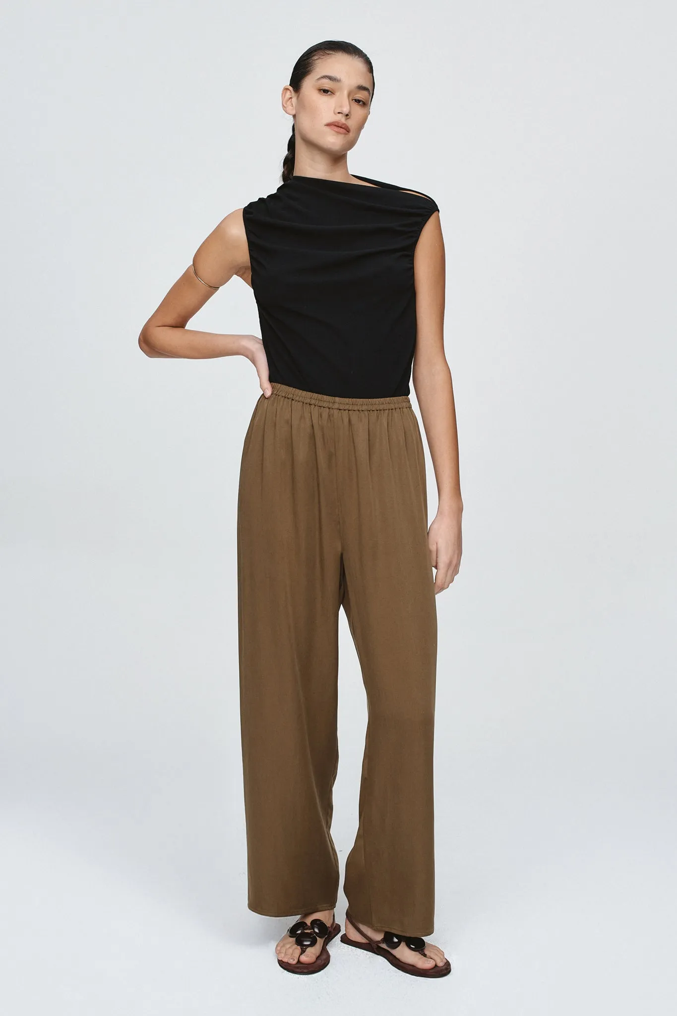 RENEE PANT - OLIVE sold by Marle product image thumbnail 2