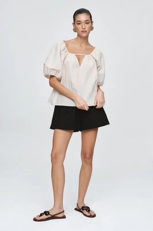 KENDRA TOP - CASHEW sold by Marle