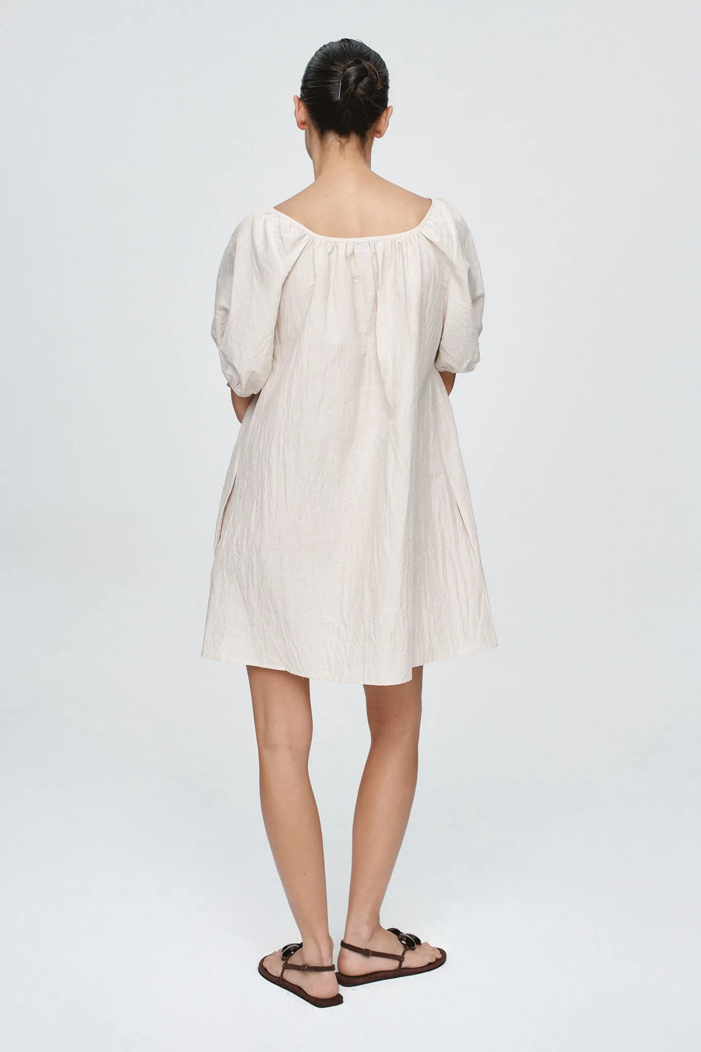 KENDRA MINI DRESS - CASHEW sold by Marle product image thumbnail 4