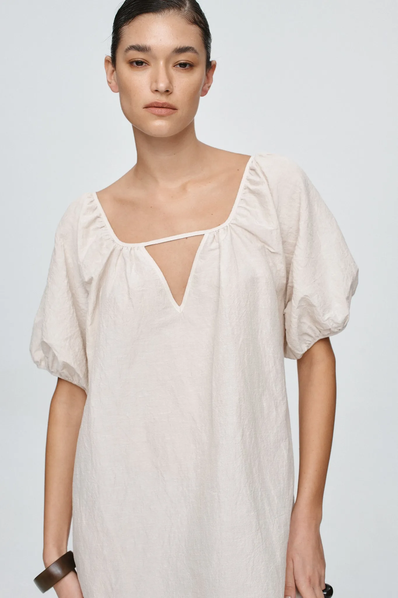 KENDRA MINI DRESS - CASHEW sold by Marle product image thumbnail 5