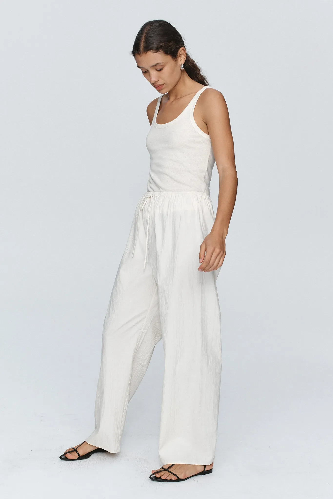 RENEE PANT - SEERSUCKER IVORY sold by Marle product image thumbnail 3